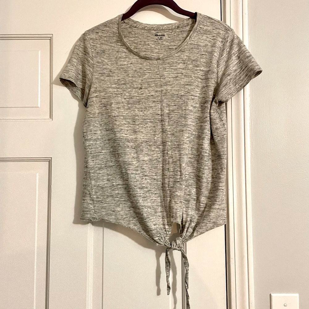 Madewell Tie-Front Shirt